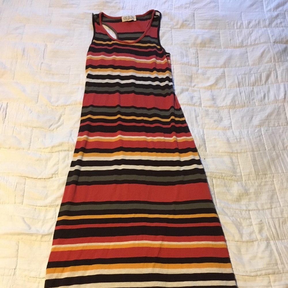 Pink Rose maxi dress,  Medium